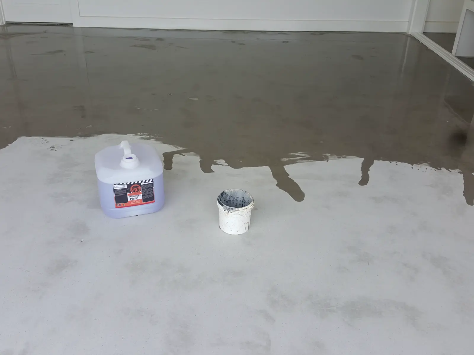 Site preparation for moisture barrier