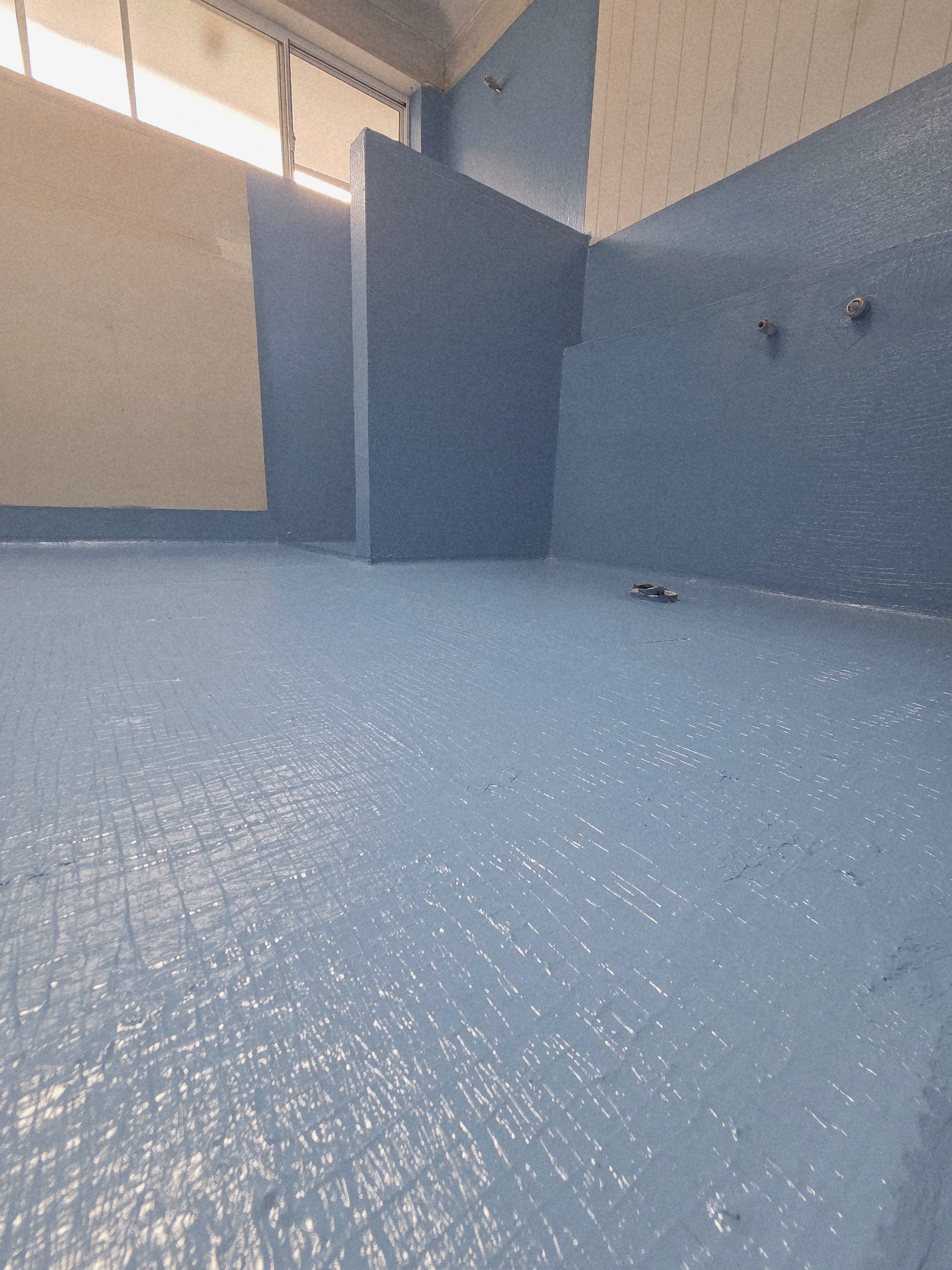 Bathroom floor waterproofing